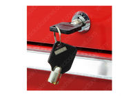PreCut Drawer Liners Penyimpanan Alat Mobile, Red Tool Box Top Cabinet 1045 * 450 * 526 Mm