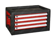 Baja Alat Multifungsi Box Top Cabinet, Red Black Metal Tool Chest Dengan Laci