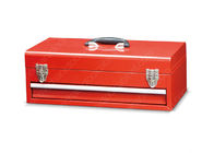 Red Cold Steel Tool Box Aluminium Drawer Handle 1 Drawer Printing Pembukaan Mudah
